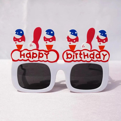 Sunčane naočale za havajske zabave, smiješne havajske naočale za tropsku otmjenu haljinu za zabavnu ljetnu zabavu, rekviziti za foto kabinu