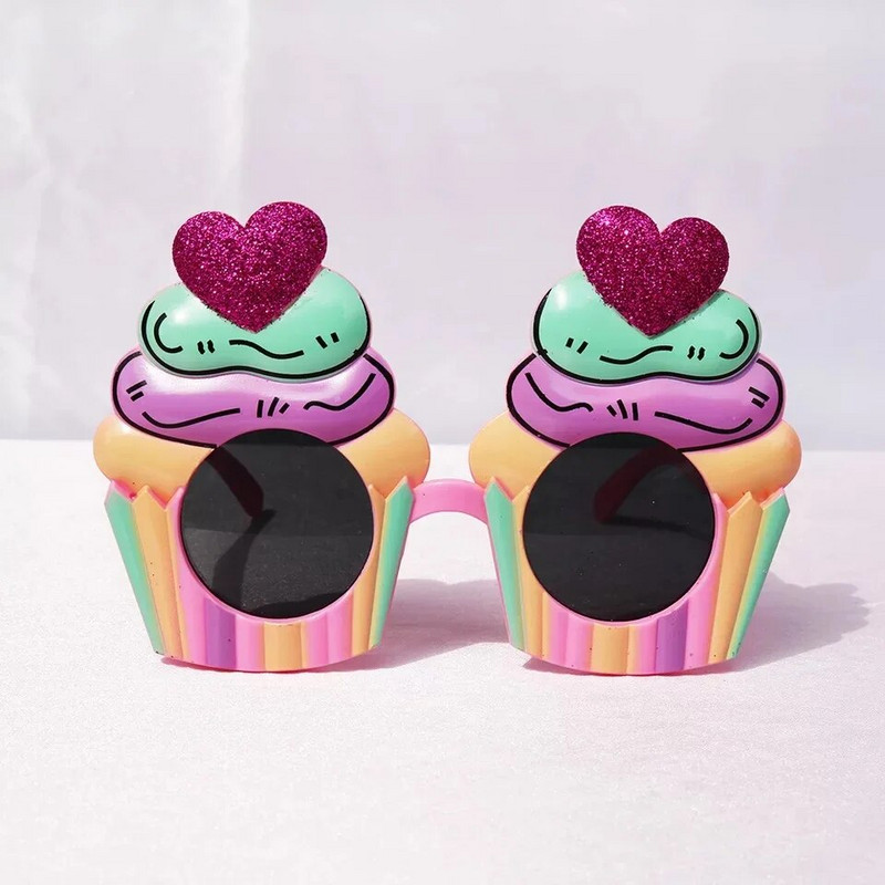 Sunčane naočale za havajske zabave, smiješne havajske naočale za tropsku otmjenu haljinu za zabavnu ljetnu zabavu, rekviziti za foto kabinu