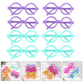 Zīdaiņu fotografēšanas rekvizīti Bērnu briļļu ietvars apaļas saulesbrilles bērnu ballītēm