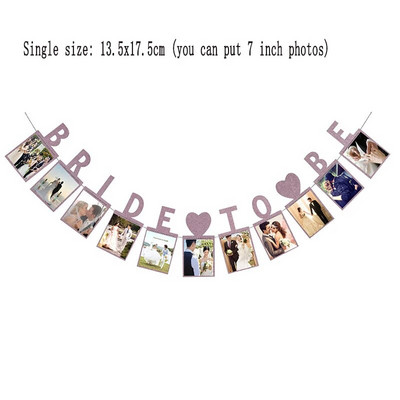 1Pcs Bride To Be Handheld Фоторамки Wedding Party Tribal Bridesmaid Group Bridal Show Hen Party Decoration Supplies