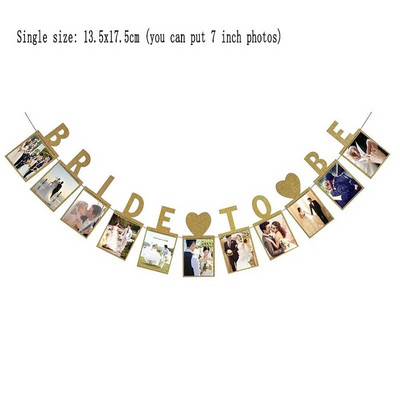 1Pcs Bride To Be Handheld Фоторамки Wedding Party Tribal Bridesmaid Group Bridal Show Hen Party Decoration Supplies