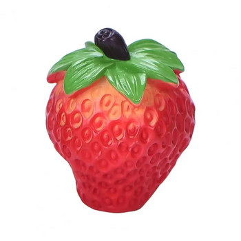 2021 Artificial Fruit Fake Lychee Strawberry Φιλικό προς το περιβάλλον Ζωηρή ρητίνη Μινιατούρα Φρούτα στηρίγματα για διακόσμηση σπιτιού