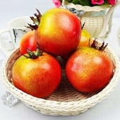 5 bucăți 7 cm rodie artificială Crăciun Halloween Anul Nou Festival Party Home Living Room Decor Fructe false Recuzită pentru fotografie