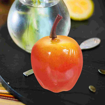 20бр. Модел на изкуствени ябълки Фалшиви червени вкусни ябълки Симулация на модели на плодове Декоративни модели на плодове Подпори