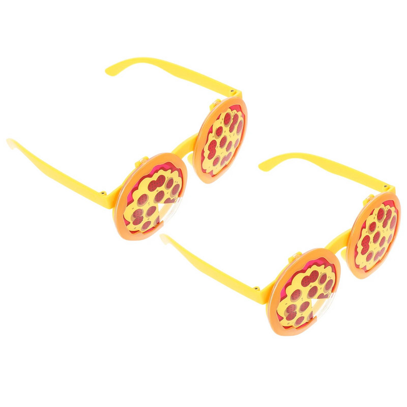 2 buc. Ochelari pentru pizza de modă Ochelari amuzanți pentru ochelari de vedere pentru Cosplay