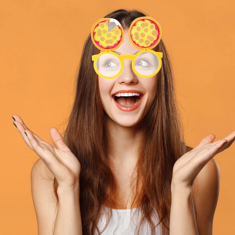 2 buc. Ochelari pentru pizza de modă Ochelari amuzanți pentru ochelari de vedere pentru Cosplay