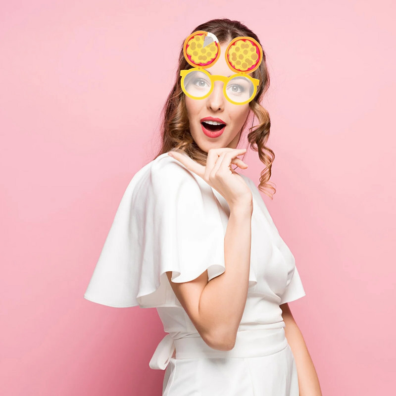 2 buc. Ochelari pentru pizza de modă Ochelari amuzanți pentru ochelari de vedere pentru Cosplay