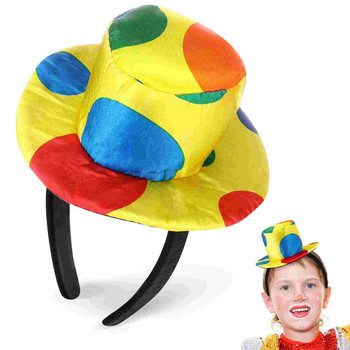 Καπέλο Circus Καπέλο Κλόουν Αποκριάτικη Στολή Funny Performance Prop Κόμμα κλόουν για ενήλικες Παιδιά