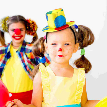 Циркова шапка Шапка на клоун Карнавален костюм Забавен реквизит за представление Клоунска шапка за възрастни Деца
