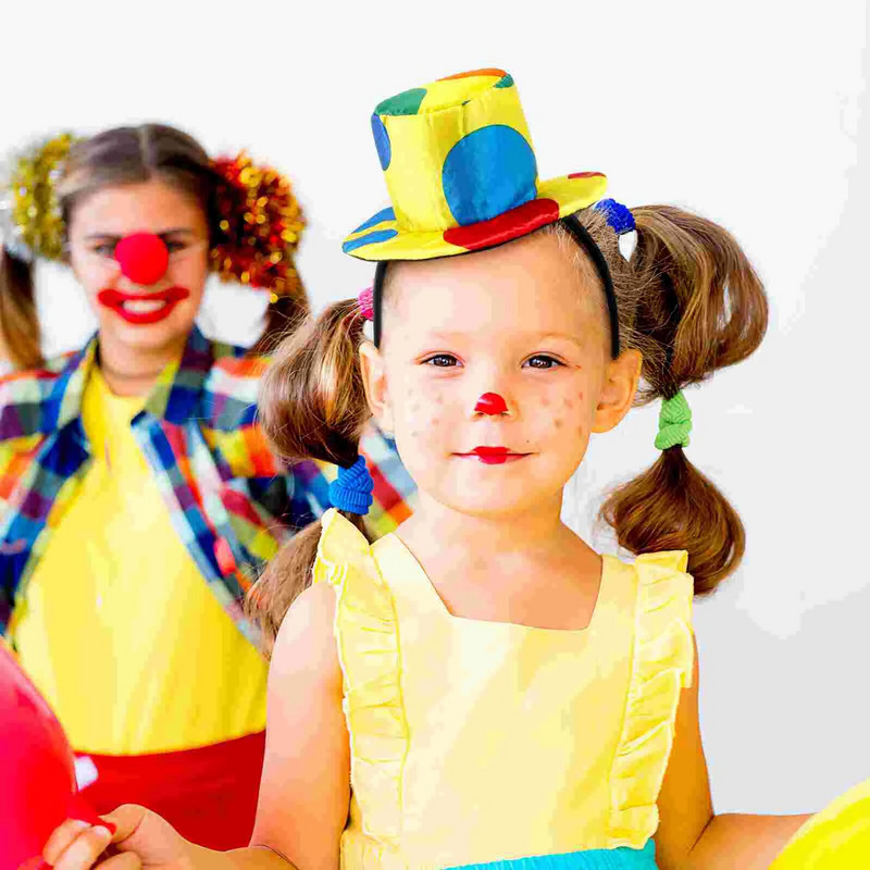 Cirkuski šešir Šešir klauna Karnevalski kostim Smiješni rekvizit za nastup Klaun Pokrivalo za glavu za odrasle, djecu