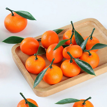 10бр. Модели от изкуствени портокали Фалшиви портокали от пяна Изкуствени плодове Подпори за снимки за магазин за плодове