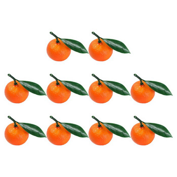 10 τμχ Τεχνητά Πορτοκάλια Μοντέλα Ψεύτικα Αφρό Πορτοκάλια Τεχνητά Φρούτα Φωτογραφικά στηρίγματα για Φρούτα