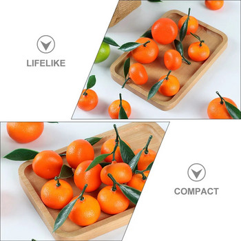 10 τμχ Τεχνητά Πορτοκάλια Μοντέλα Ψεύτικα Αφρό Πορτοκάλια Τεχνητά Φρούτα Φωτογραφικά στηρίγματα για Φρούτα