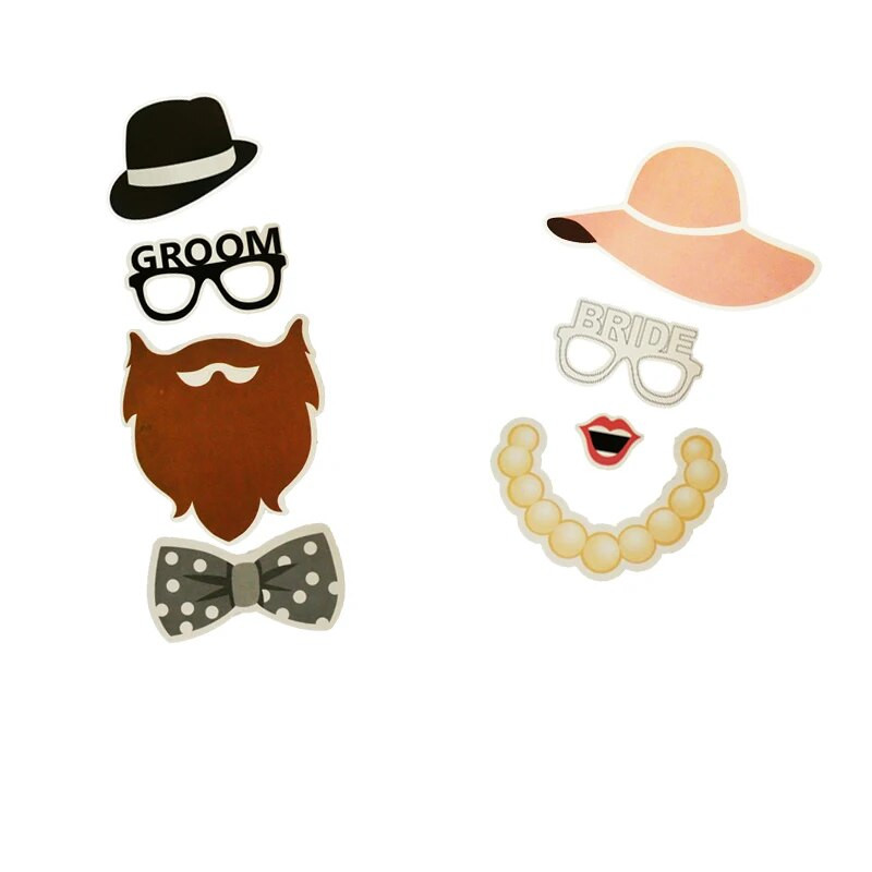 Vakarėlio rekvizitai Nuotraukų būdelės priedai Juokingi lūpos ūsai Pipe Photo Booth rekvizitai Foto skambučių rinkiniai Gimtadienio vestuvių vakarėlio dekoravimas
