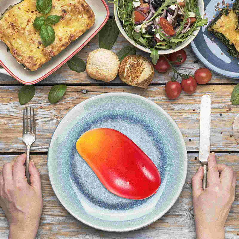 4 vnt. dirbtiniai mangai, imituojantys netikrus vaisius, namų dekoro nuotraukų rekvizitai Restorano vaisių papuošalai