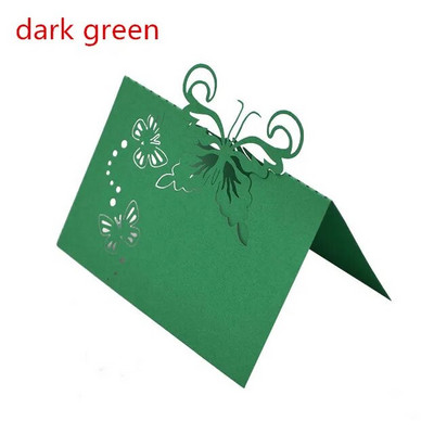 10 komada Laserski izrezani leptir Svadbena zabava Ime stola Kartice s naklonošću Dekoracija vjenčanja Potrepštine za rođendansku zabavu 7Z