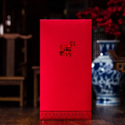 5 X Red Packets Κινέζικα Hollow Wedding New Year Red Packets Προμήθεια δώρου για πάρτι