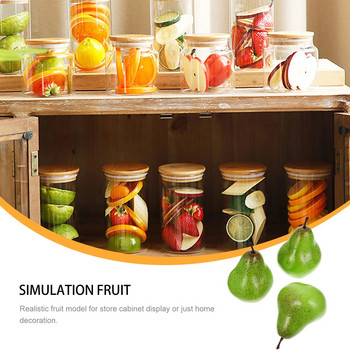 Προσομοίωση φωτογραφικών προμηθειών Sydney Πολυλειτουργική διακόσμηση αχλαδιών Διακοσμητικά ψεύτικα μοντέλα Αξιολάτρευτο Mini επιφάνειας εργασίας με φρούτα