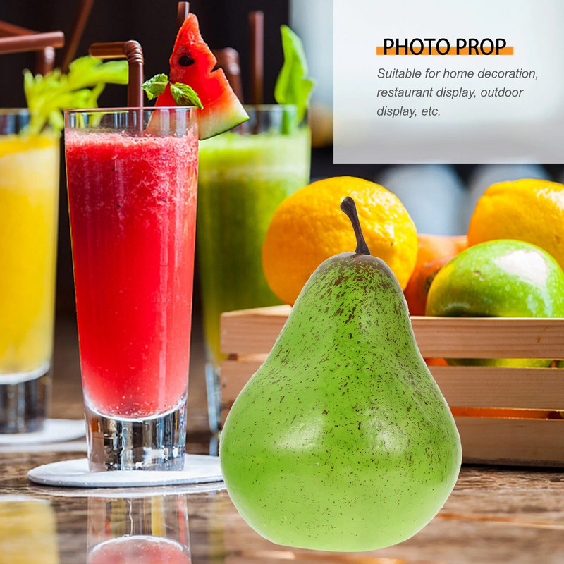 Simuleeritud Sydney fotovarustus Multifunktsionaalne pirnikaunistus Dekoratiivsed võltsmudelid Armsad puuviljad lauaarvuti mini