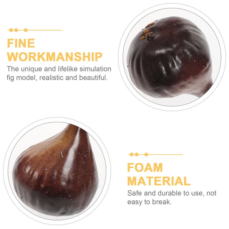 Simulacija Ukras od smokve Model umjetnog voća Fotografiranje hrane Rekviziti Opremanje Igračke Dekoracija kućne zabave