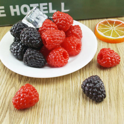 10pcs Lifelike Artificial Fruit Realistic Raspberry Fake Plant Photography Props Home Decoration Accessories