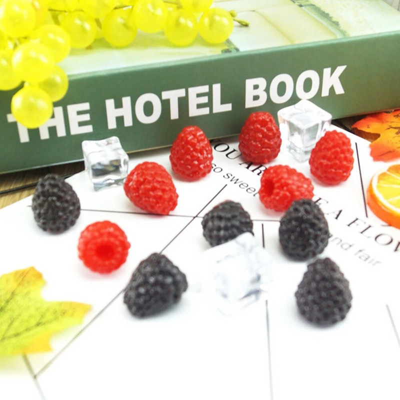 10 vnt tikroviškų dirbtinių vaisių tikroviškų aviečių netikrų augalų fotografijos reikmenys namų dekoravimo priedai