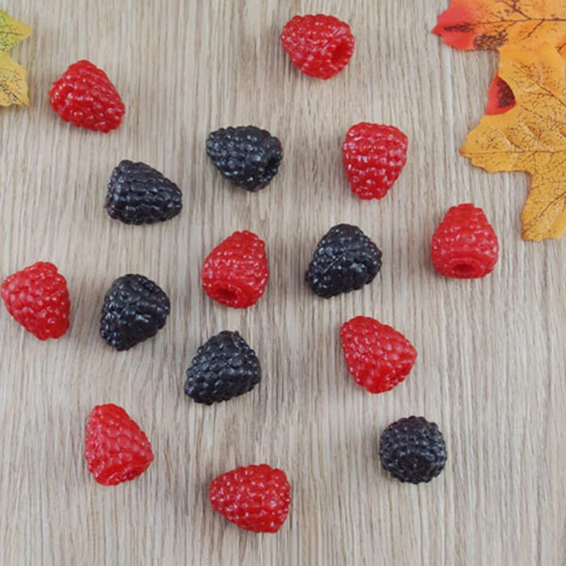 10 vnt tikroviškų dirbtinių vaisių tikroviškų aviečių netikrų augalų fotografijos reikmenys namų dekoravimo priedai