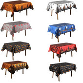 137 cm * 183 cm Decor pentru petrecere de Halloween Castelul îngrozitor Liliacul Fantomă Față de masă din plastic Ghost Festival Materiale pentru decorare pentru masă