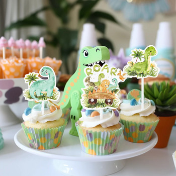 Dinosaur Theme Cake Toppers Dinosaur Party Happy Birthday Party Decor Δώρο για παιδιά Baby Shower Boy Dinosaur Cake