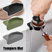 Universalūs espreso kavos tamperiai kilimėlio stoties preso maišymo laikiklis kampinis kilimėlio padėklas Silikoninis kavos indų tampavimo barista WDT įrankis