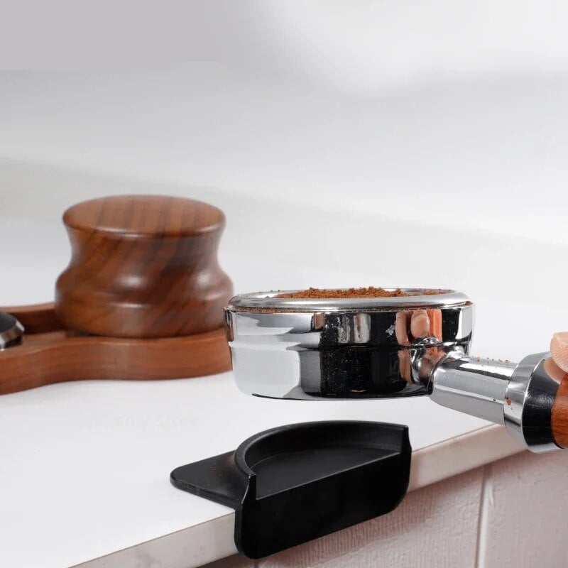 Universalūs espreso kavos tamperiai kilimėlio stoties preso maišymo laikiklis kampinis kilimėlio padėklas Silikoninis kavos indų tampavimo barista WDT įrankis