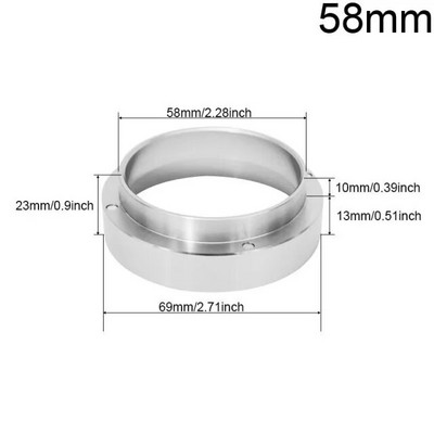 Food Grade 51/53/58mm Coffee Tamper Ξύλινη λαβή Barista Espresso maker Μύλος Χειροποίητος Υψηλής Ποιότητας Hot Έκπτωση