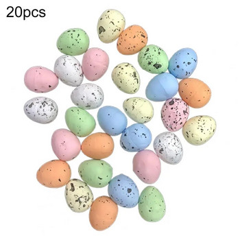 20 τμχ Πασχαλινά Αυγά Φωτεινό Χρώμα DIY Μη τοξικά Καλά Πασχαλινά Αυγά Διακόσμηση για το Πάσχα