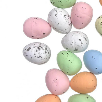 20бр. Великденски яйца Ярки цветни Направи си сам нетоксичен Декор на щастливи великденски яйца за Великден