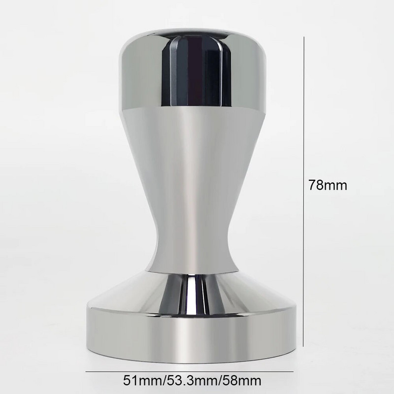 Алуминиева сплав 51 мм Тампер Ръчно изработено кафе пресовано прах Чук Машина за еспресо Кафе Бариста Инструменти Машинни аксесоари