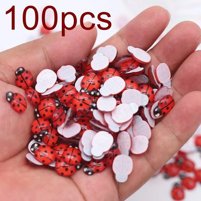 30/100db kevert gyanta katicabogár 9*13mm lapos hátú kézműves díszek gyermekajándék esküvői parti dekoráció barkács ékszer kézműves kellékek