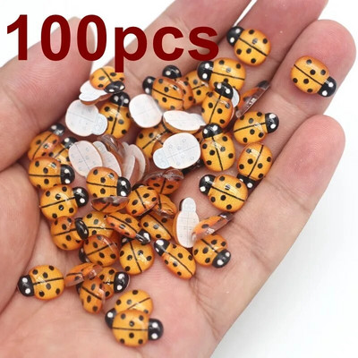 30/100db kevert gyanta katicabogár 9*13mm lapos hátú kézműves díszek gyermekajándék esküvői parti dekoráció barkács ékszer kézműves kellékek