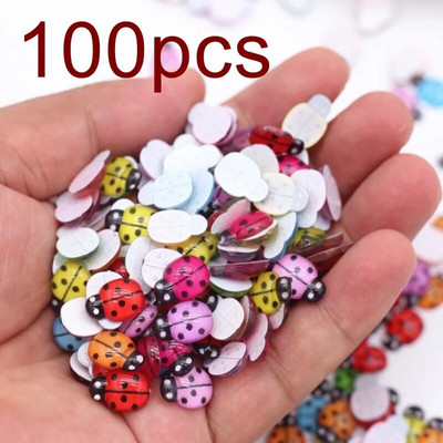 30/100db kevert gyanta katicabogár 9*13mm lapos hátú kézműves díszek gyermekajándék esküvői parti dekoráció barkács ékszer kézműves kellékek