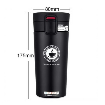 HOT Premium κούπα καφέ ταξιδιού από ανοξείδωτο ατσάλι Thermos ποτηράκι Φλιτζάνια vacuum flask thermo Μπουκάλι νερού Κούπα τσαγιού Θερμοκύπελλο