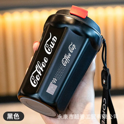 Kreativna šalica za kavu 420 ML Hladna šalica za kavu Šalice za kavu Izolacija od nehrđajućeg čelika Drška za šalicu Auto termos boca za kavu Par šalica za vodu