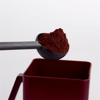 Μεζούρα τάμπερ 2 σε 1 για σκόνη καφέ Coffeeware Measuring Tamper Spoon Tamper Πλαστικό/Αξεσουάρ κουζίνας από ανοξείδωτο ατσάλι