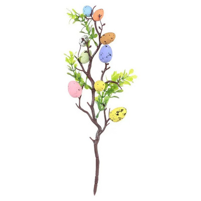 22/35 CM šareno uskršnje jaje Grana drveća Uradi sam Pjena za slikanje Jaje Cvjetna grana Uskršnja dekoracija Kućna vaza Dekoracija Festivalski pribor