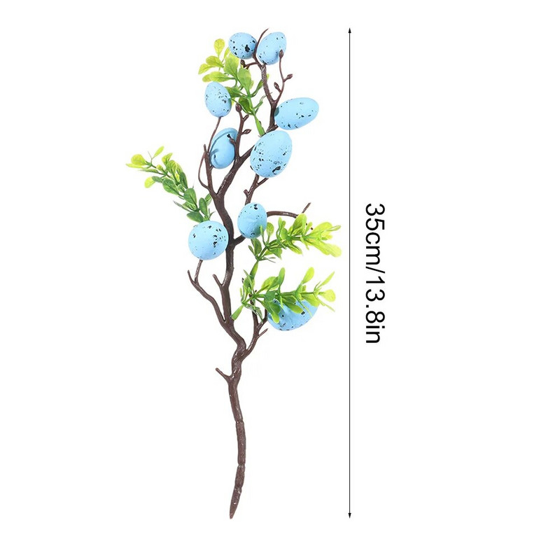 22/35 CM šareno uskršnje jaje Grana drveća Uradi sam Pjena za slikanje Jaje Cvjetna grana Uskršnja dekoracija Kućna vaza Dekoracija Festivalski pribor