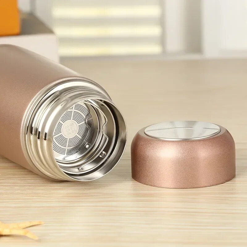 Mala termosica od 300 ml Boca za vodu od nehrđajućeg čelika Termalna za čajnu hranu za djecu, dječju bocu za filtriranje, šalica za vakuumiranje, šalica za učenike