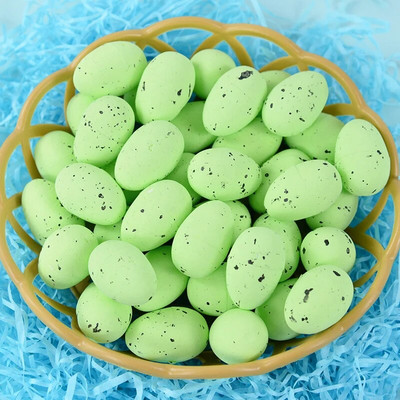 20/50 komada Višebojna mini uskršnja pjenasta jaja golubova ptičja jaja Uskrsna dekoracija Potrepštine za zabave DIY obrt Dječja igračka Poklon Uređenje doma