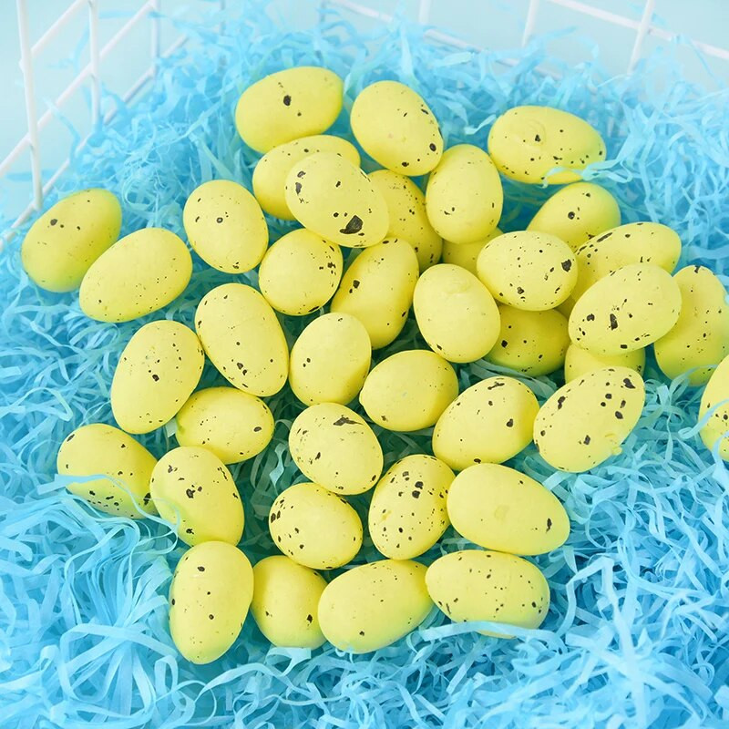 20/50 komada Višebojna mini uskršnja pjenasta jaja golubova ptičja jaja Uskrsna dekoracija Potrepštine za zabave DIY obrt Dječja igračka Poklon Uređenje doma