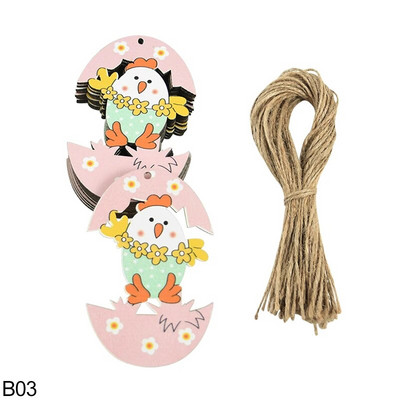 5 бр. Великденско дървено заешко яйце, висяща висулка Честит Великден Декорация Начало Фестивал Парти консумативи Направи си сам дървена изработка Детски подаръци