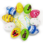 Uskrsna jaja Šareni zeko oslikan cvijetom Diy rukotvorina Uskrsna jaja za djecu Sretan Uskrs Dekoracija za zabavu Poklon Dodaci