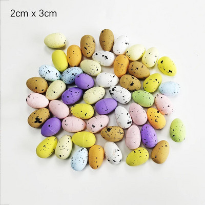 Uskrsna jaja Šareni zeko oslikan cvijetom Diy rukotvorina Uskrsna jaja za djecu Sretan Uskrs Dekoracija za zabavu Poklon Dodaci