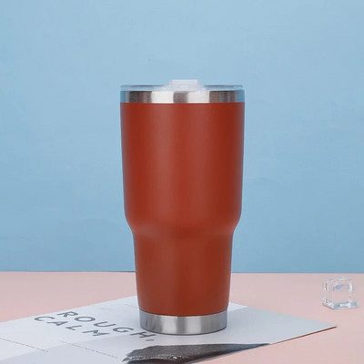 30oz Yetys termosas Yetsy nerūdijančio plieno puodelis kavos puodelis su magnetiniu dangteliu Automobilinis termosas buteliukas vandens puodeliai Thermo Cup Termos
